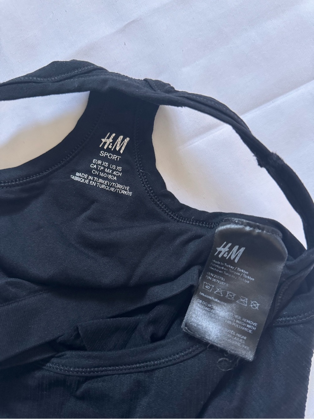 H&M Black Ribbed Racerback Tank - Picture 3 of 6
